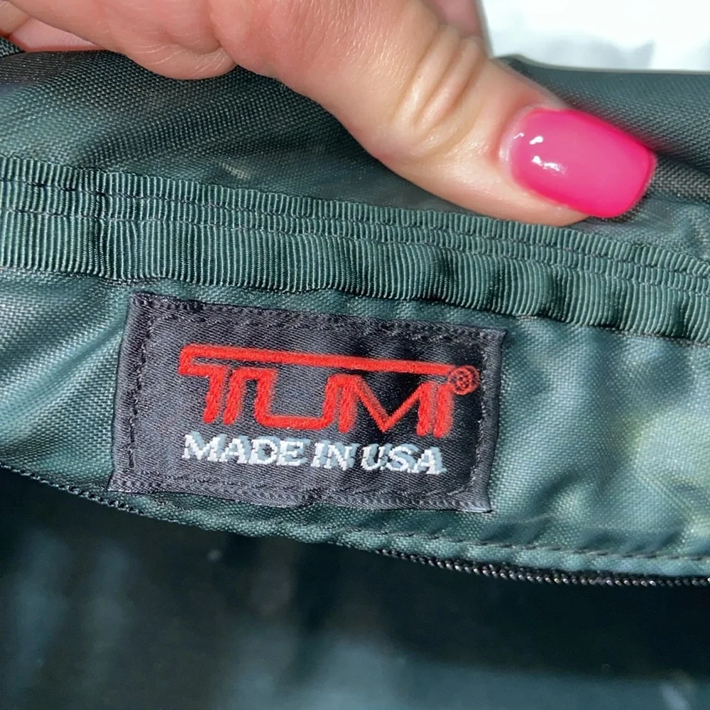 Tumi ballistic dark green weekender Duffel Bag